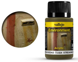  Vallejo Acrylic Weathering Effects 40ml Streaking Grime 