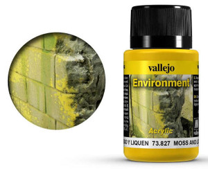 Vallejo Acrylic Weathering Effects 40ml Moss and Lichen Effect   Vallejo Acrylic Weathering Effects 40ml Moss and Lichen Effect