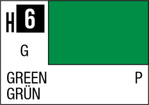 Mr Hobby Aqueous Hobby Colour 10ml 006 Green Gloss Acrylic Paint Mr Hobby Aqueous Hobby Colour 10ml 006 Green Gloss Acrylic Paint