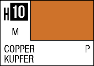 Mr Hobby Aqueous Hobby Colour 10ml 010 Copper Metallic Acrylic Paint   Mr Hobby Aqueous Hobby Colour 10ml 010 Copper Metallic Acrylic Paint