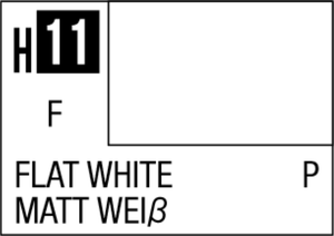  Mr Hobby Aqueous Hobby Colour 10ml 011 Flat White Acrylic Paint 