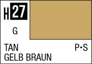Mr Hobby Aqueous Hobby Colour 10ml 027 Tan Gloss Acrylic Paint   Mr Hobby Aqueous Hobby Colour 10ml 027 Tan Gloss Acrylic Paint