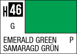 Mr Hobby Aqueous Hobby Colour 10ml 046 Emerald Green Gloss Acrylic Paint   Mr Hobby Aqueous Hobby Colour 10ml 046 Emerald Green Gloss Acrylic Paint