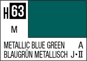 Mr Hobby Aqueous Hobby Colour 10ml 063 Metallic Blue Green Acrylic Paint Mr Hobby Aqueous Hobby Colour 10ml 063 Metallic Blue Green Acrylic Paint