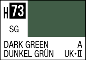 Mr Hobby Aqueous Hobby Colour 10ml 073 Dark Green Semi Gloss Acrylic Paint Mr Hobby Aqueous Hobby Colour 10ml 073 Dark Green Semi Gloss Acrylic Paint