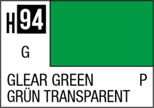 Mr Hobby Aqueous Hobby Colour 10ml 094 Clear Green Acrylic Paint Mr Hobby Aqueous Hobby Colour 10ml 094 Clear Green Acrylic Paint