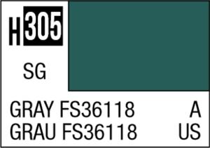 Mr Hobby Aqueous Hobby Colour 10ml 305 Gray FS36118 Semi Gloss Acrylic Paint Mr Hobby Aqueous Hobby Colour 10ml 305 Gray FS36118 Semi Gloss Acrylic Paint