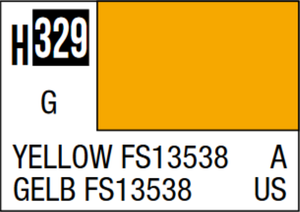 Mr Hobby Aqueous Hobby Colour 10ml 329 Yellow FS11538 Gloss Acrylic Paint Mr Hobby Aqueous Hobby Colour 10ml 329 Yellow FS11538 Gloss Acrylic Paint