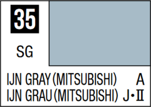Mr Hobby Mr Colour 10ml 035 IJN Gray Mitsubishi Acrylic Paint   Mr Hobby Mr Colour 10ml 035 IJN Gray Mitsubishi Acrylic Paint