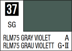  Mr Hobby Mr Colour 10ml 037 RLM75 Gray Violet Semi Gloss Acrylic Paint 