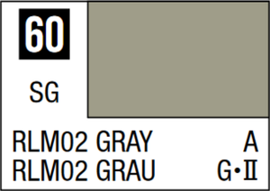 Mr Hobby Mr Colour 10ml 060 RLM02 Gray Semi Gloss Acrylic Paint Mr Hobby Mr Colour 10ml 060 RLM02 Gray Semi Gloss Acrylic Paint