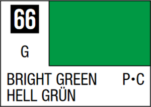Mr Hobby Mr Colour 10ml 066 Bright Green Gloss Acrylic Paint Mr Hobby Mr Colour 10ml 066 Bright Green Gloss Acrylic Paint