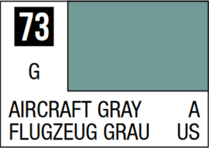  Mr Hobby Mr Colour 10ml 073 Aircraft Gray Gloss Acrylic Paint 