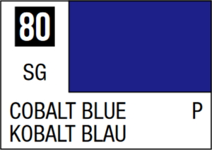 Mr Hobby Mr Colour 10ml 080 Cobalt Blue Semi Gloss Acrylic Paint   Mr Hobby Mr Colour 10ml 080 Cobalt Blue Semi Gloss Acrylic Paint
