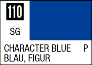  Mr Hobby Mr Colour 10ml 110 Character Blue Semi Gloss Acrylic Paint 