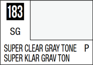 Mr Hobby Mr Colour 10ml 183 Super Clear Gray Tone Semi Gloss Acrylic Paint Mr Hobby Mr Colour 10ml 183 Super Clear Gray Tone Semi Gloss Acrylic Paint