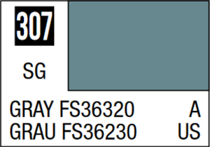 Mr Hobby Mr Colour 10ml 307 Gray FS36320 Semi Gloss Acrylic Paint   Mr Hobby Mr Colour 10ml 307 Gray FS36320 Semi Gloss Acrylic Paint