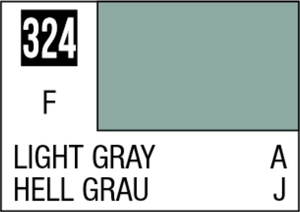 Mr Hobby Mr Colour 10ml 324 Light Gray Matt Acrylic Paint   Mr Hobby Mr Colour 10ml 324 Light Gray Matt Acrylic Paint