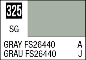 Mr Hobby Mr Colour 10ml 325 Gray FS26440 Semi Gloss Acrylic Paint Mr Hobby Mr Colour 10ml 325 Gray FS26440 Semi Gloss Acrylic Paint