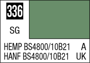 Mr Hobby Mr Colour 10ml 336 Hemp BS4800/10B21 Semi Gloss Acrylic Paint   Mr Hobby Mr Colour 10ml 336 Hemp BS4800/10B21 Semi Gloss Acrylic Paint
