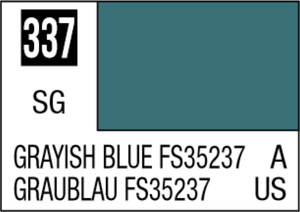 Mr Hobby Mr Colour 10ml 337 Grayish Blue FS35237 Semi Gloss Acrylic Paint Mr Hobby Mr Colour 10ml 337 Grayish Blue FS35237 Semi Gloss Acrylic Paint