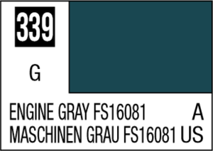  Mr Hobby Mr Colour 10ml 339 Engine Gray FS16081 Gloss Acrylic Paint 