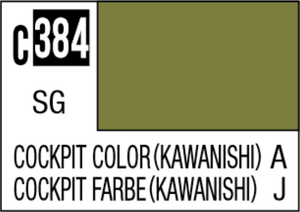 Mr Hobby Mr Colour 10ml 384 Cockpit Colour Kawanishi Semi Gloss Acrylic Paint   Mr Hobby Mr Colour 10ml 384 Cockpit Colour Kawanishi Semi Gloss Acrylic Paint