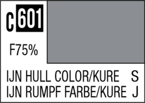  Mr Hobby Mr Colour 10ml 601 IJN Hull Colour Kure Semi Gloss Acrylic Paint 