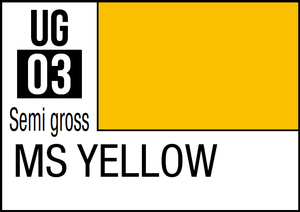Mr Hobby Mr Colour Gundam 10ml 03 MS Yellow Semi Gloss Acrylic Paint   Mr Hobby Mr Colour Gundam 10ml 03 MS Yellow Semi Gloss Acrylic Paint