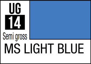  Mr Hobby Mr Colour Gundam 10ml 14 MS Light Blue Semi Gloss Acrylic Paint 