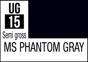 Mr Hobby Mr Colour Gundam 10ml 15 MS Phantom Grey Semi Gloss Acrylic Paint Mr Hobby Mr Colour Gundam 10ml 15 MS Phantom Grey Semi Gloss Acrylic Paint