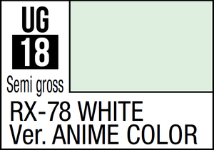 Mr Hobby Mr Colour Gundam 10ml 18 RX-78 White Ver. Anime Colour Semi Gloss Acrylic Paint Mr Hobby Mr Colour Gundam 10ml 18 RX-78 White Ver. Anime Colour Semi Gloss Acrylic Paint