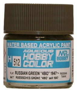 Mr Hobby Aqueous Hobby Colour 10ml 512 Russian Green 4BO 1947 Matt Acrylic Paint   Mr Hobby Aqueous Hobby Colour 10ml 512 Russian Green 4BO 1947 Matt Acrylic Paint