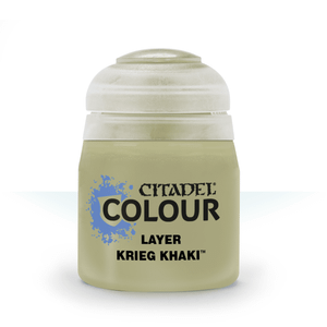  Citadel Colour 12ml Layer Krieg Khaki Acrylic Paint 