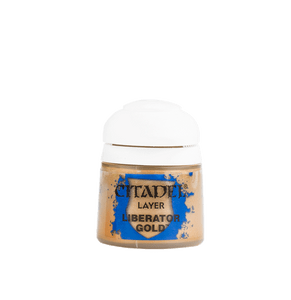 Citadel Colour 12ml Layer Liberator Gold Acrylic Paint Citadel Colour 12ml Layer Liberator Gold Acrylic Paint