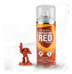Citadel Colour 400ml Spray Mephiston Red Acrylic Paint   Citadel Colour 400ml Spray Mephiston Red Acrylic Paint