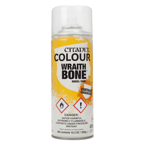 Citadel Colour 400ml Spray Wraithbone Acrylic Paint   Citadel Colour 400ml Spray Wraithbone Acrylic Paint
