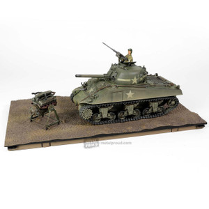Forces Of Valor 1/32 U.S. Medium Tank Sherman M4A3 (75), VVSS Suspension & 57° Glacis Direct Vision Diecast Model Forces Of Valor 1/32 U.S. Medium Tank Sherman M4A3 (75), VVSS Suspension & 57° Glacis Direct Vision Diecast Model