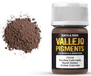  Vallejo Pigments Burnt Umber 