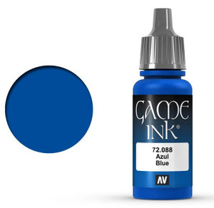  Vallejo 17ml Game Color Ink Blue 