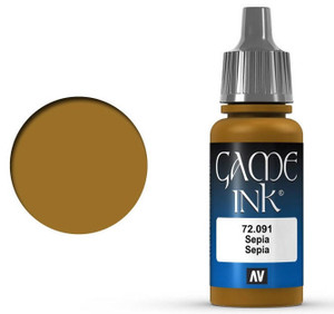 Vallejo 17ml Game Color Ink Sepia Vallejo 17ml Game Color Ink Sepia