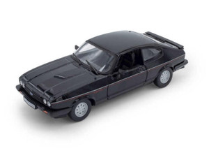 Burago 1/24 Ford Capri 1982 Black Diecast Model Burago 1/24 Ford Capri 1982 Black Diecast Model