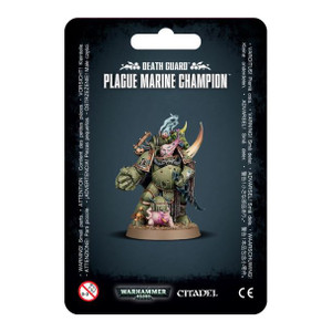 Games Workshop Warhammer 40,000 - Death Guard - Plague Marine Champion Games Workshop Warhammer 40,000 - Death Guard - Plague Marine Champion