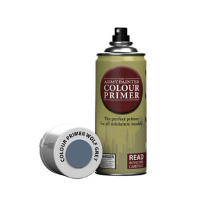 Army Painter Colour Primer 3021 400ml Wolf Grey Primer Spray Paint Army Painter Colour Primer 3021 400ml Wolf Grey Primer Spray Paint