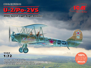 Icm ICM 1/72 Polikarpov U-2/Po-2VS Model Kit Icm ICM 1/72 Polikarpov U-2/Po-2VS Model Kit