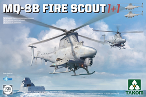 Takom 1/35 Northrop Grumman MQ-8B Fire Scout Model Kit   Takom 1/35 Northrop Grumman MQ-8B Fire Scout Model Kit