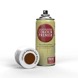 Army Painter Colour Primer 3030 400ml Oak Brown Primer Spray Paint   Army Painter Colour Primer 3030 400ml Oak Brown Primer Spray Paint