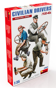 MiniArt 1/35 Civillian Drivers 1930s-40s   MiniArt 1/35 Civillian Drivers 1930s-40s