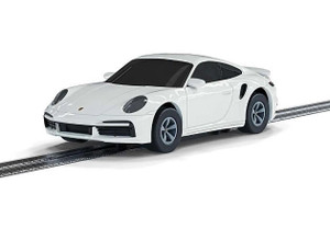 Micro Scalextric Porsche 911 Turbo Car - White   Micro Scalextric Porsche 911 Turbo Car - White