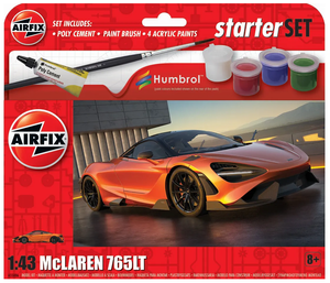 Airfix 1/43 McLaren 765LT Starter Set Airfix 1/43 McLaren 765LT Starter Set